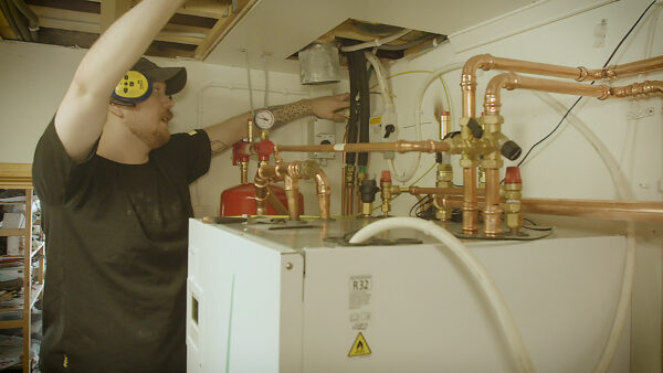 värmepump installation
